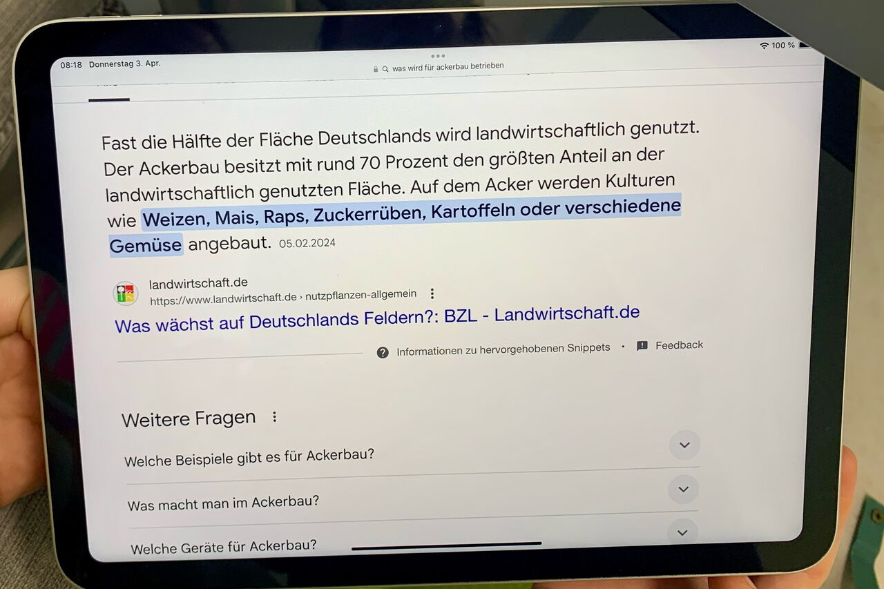 Landwirtschaft in Güsten