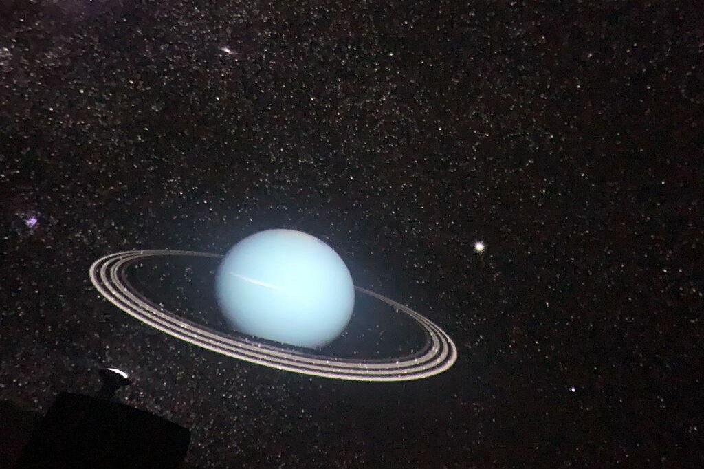 Faszination Sternenhimmel - das Schulplanetarium ist zu Besuch