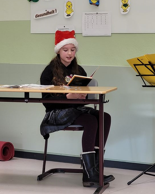 Eine Weihnachtsfeier für die Lehrerinnen und Lehrer