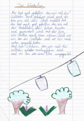 Erster Wandertag der Klasse 5