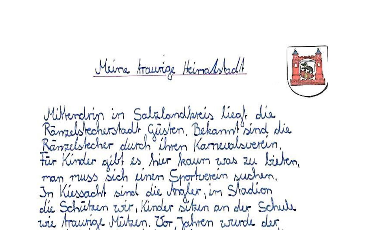 Beitrag zu den Schreibwerkstätten